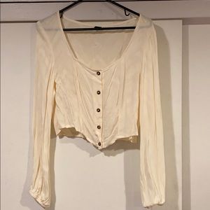 Never worn cropped long sleeve